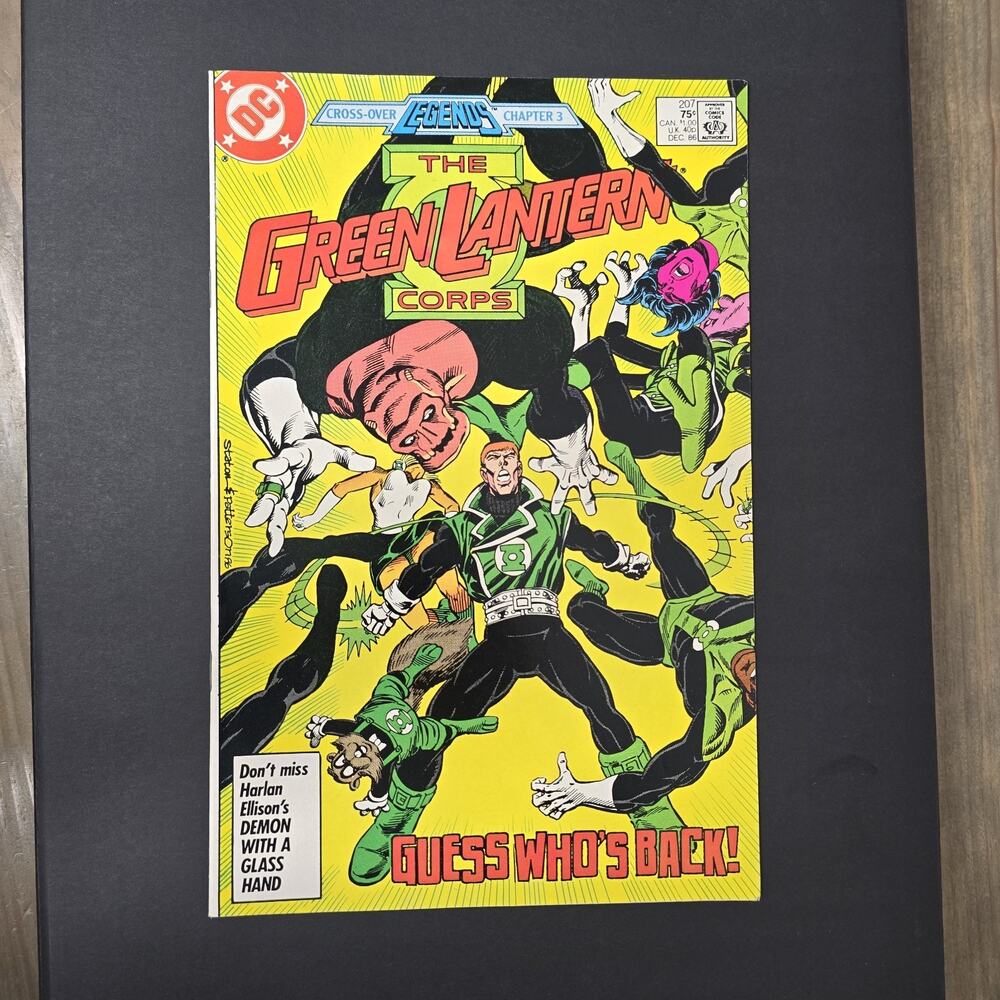 GREEN LANTERN CORPS #207 VOL. 1 HIGH GRADE 1ST APP DC COMIC BOOK